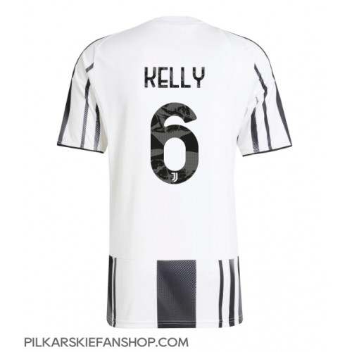 Koszulka piłkarska Juventus Lloyd Kelly #6 Strój Domowy 2025-26 tanio Krótki Rękaw Koszulka piłkarska Juventus Lloyd Kelly #6 Strój Domowy 2025-26 tanio Krótki Rękaw